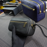  Túi golf clutch cầm tay da bò togo 