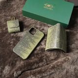  Ốp lưng Iphone da kì đà màu xanh lá 