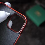  Ốp lưng Iphone da kì đà màu đỏ 