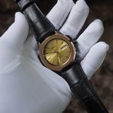  Dây cá sấu Alligator màu đen cho đồng hồ Seiko 5 