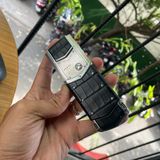  Thay da cá sấu Alligator nhập Pháp cho Vertu Signature S 