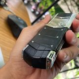  Thay da cá sấu Alligator nhập Pháp cho Vertu Signature S 