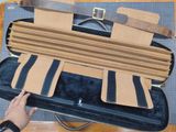  Bao cơ bida da bò sáp Waxy Leather Cue Case - Soft - 2x4 