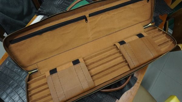  Bao cơ bida Cowhide Cue Case - Soft - 3x3 