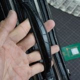  Túi Golf Clutch da cá sấu Alligator Pháp đen 