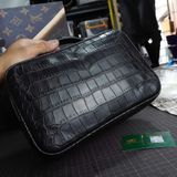  Túi Golf Clutch da cá sấu Alligator Pháp đen 