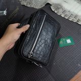  Túi Golf Clutch da cá sấu Alligator Pháp đen 