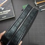  Túi Clutch da cá sấu Alligator Pháp đen 