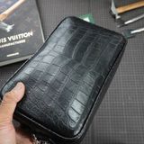  Túi Clutch da cá sấu Alligator Pháp đen 