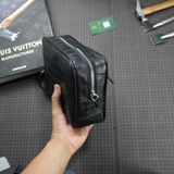  Túi Clutch da cá sấu Alligator Pháp đen 