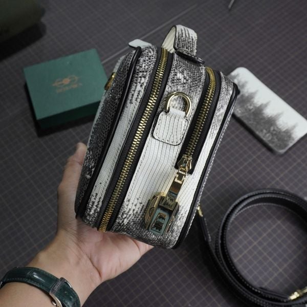  Túi Clutch da kỳ đà hoa - H&Homies 