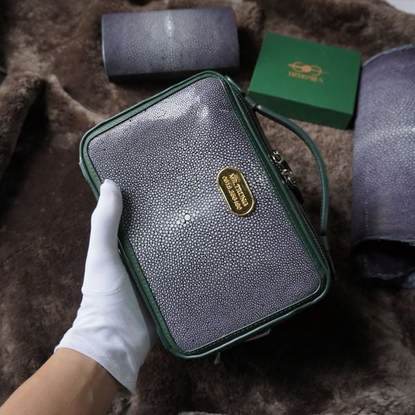  Túi Clutch da cá đuối - H&Homies 