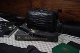  Túi Clutch nam cầm tay da cá sấu Alligator đen (Alligator Gofl Clutch) 