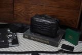  Túi Clutch nam cầm tay da cá sấu Alligator đen (Alligator Gofl Clutch) 