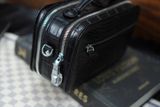  Túi Clutch nam cầm tay da cá sấu Alligator đen (Alligator Gofl Clutch) 