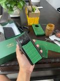  Thay da cá sấu Alligator nhập Pháp xanh lá cho Vertu Meta 2 