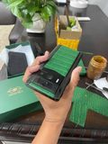  Thay da cá sấu Alligator nhập Pháp xanh lá cho Vertu Meta 2 