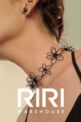 LARUE BLACK Bộ vòng cổ và hoa tai