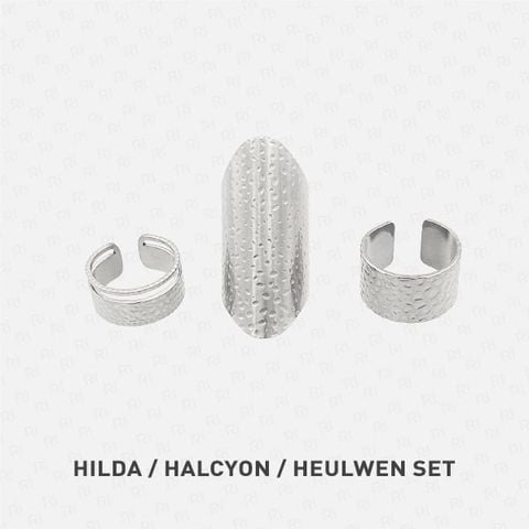 HILDA / HALCYON / HEULWEN - SILVER Bản phối Stainless Steel