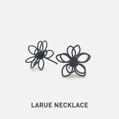 LARUE BLACK Bộ vòng cổ và hoa tai