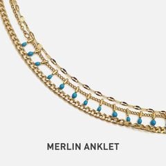 MERLIN Lắc chân Stainless Steel