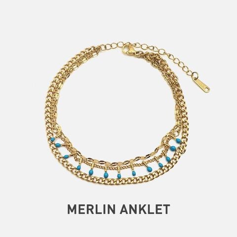 MERLIN Lắc chân Stainless Steel