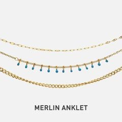 MERLIN Lắc chân Stainless Steel