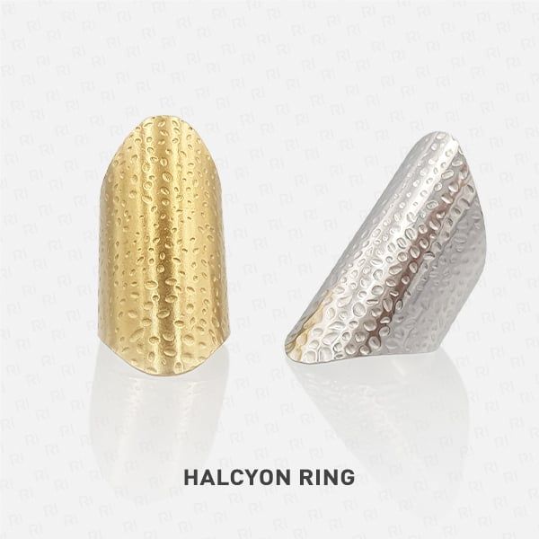 HALCYON Nhẫn hở Stainless Steel