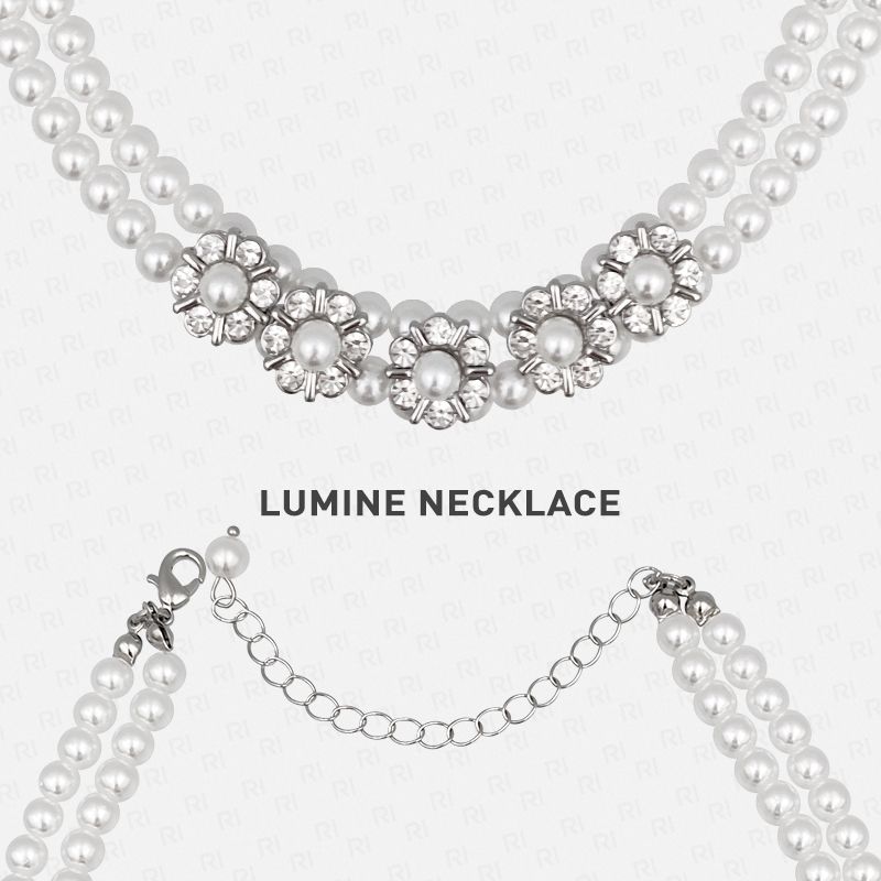 LUMINE Bộ vòng cổ và hoa tai