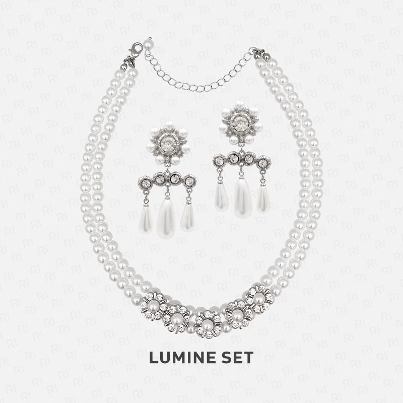 LUMINE Bộ vòng cổ và hoa tai