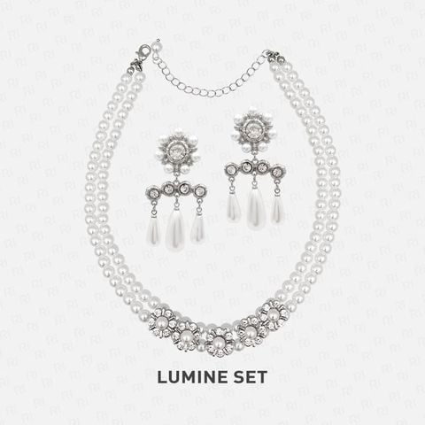 LUMINE Bộ vòng cổ và hoa tai