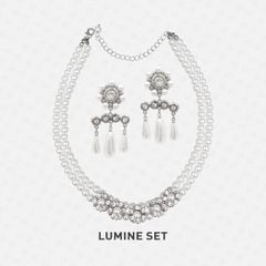 LUMINE Bộ vòng cổ và hoa tai