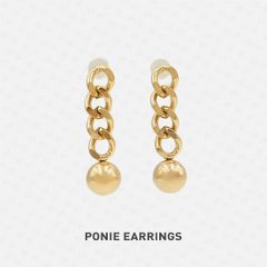 PONIE Bông tai Stainless Steel