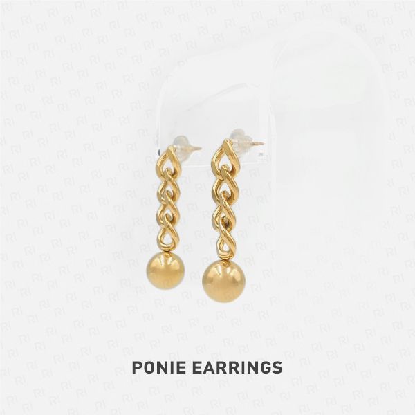 PONIE Bông tai Stainless Steel