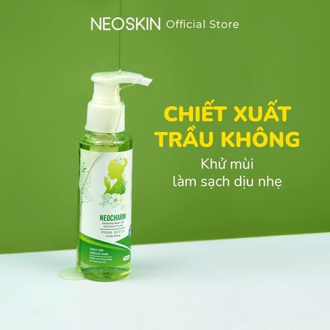 Gel Vệ Sinh Phụ Nữ Trầu Không NeoCharm - Làm sạch & Dưỡng ẩm Hàng Ngày Không Sulfate (100ml)