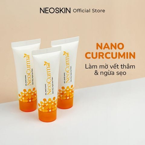 Combo 3 Tuýp Gel Nghệ Nano NeoCurma – Giảm Mụn, Mờ Thâm Sẹo (20g/Tuýp)