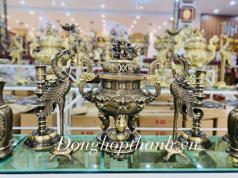  Bộ ngũ sự dơi màu giả cổ - Kích thước 60 cm 