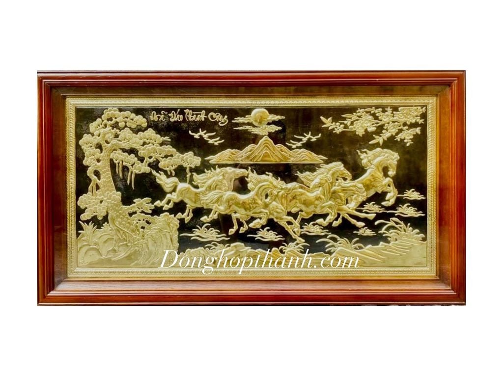 Tranh đồng Mã đáo thành công  - Kích Thước 55cm X 95cm