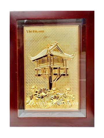  Tranh chùa một cột - kích thước 38cm x 54cm 