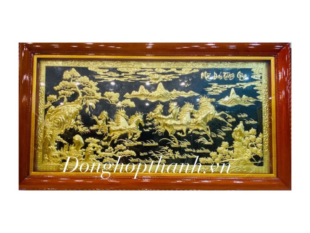 Tranh Mã đáo thành công - Kích Thước 50cm - 90cm