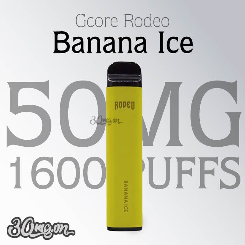  Gcore Rodeo Banana Ice 1600 Puffs Disposable Pod - Pod Dùng 1 Lần 