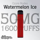  Gcore Rodeo Watermelon Ice 1600 Puffs Disposable Pod - Pod Dùng 1 Lần 