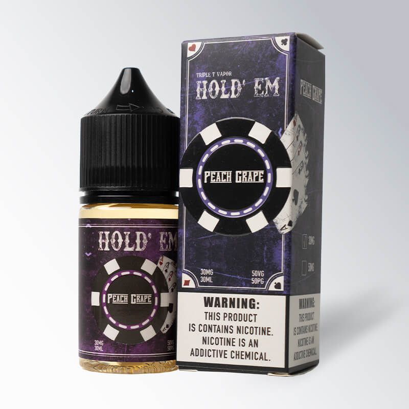  Hold' Em Salt Peach Grape 30ml - Chính Hãng 