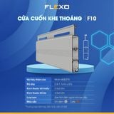  Cửa cuốn khe thoáng F10 