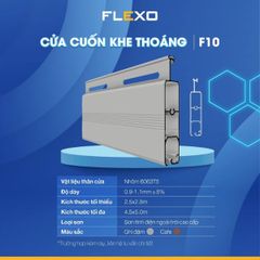 Cửa cuốn khe thoáng F10