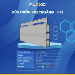 Cửa cuốn khe thoáng F12