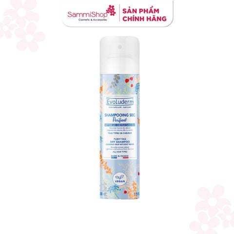 Evoluderm Xịt gội khô Purifying Dry Shampoo