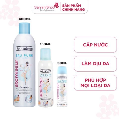 Evoluderm Xịt khoáng Pure Water