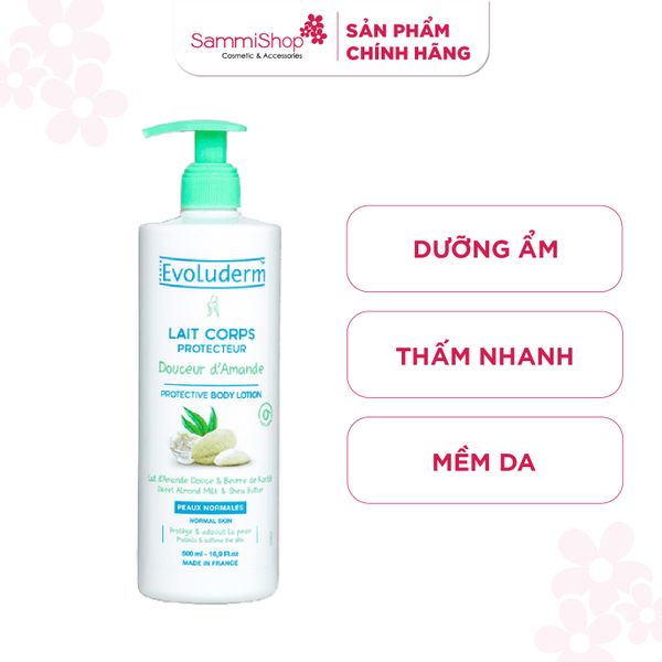 Evoluderm Sữa dưỡng thể Doucer d'Amande 500ml