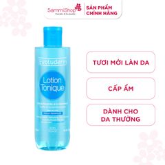 Evoluderm Nước hoa hồng Vitamin E cho da thường 250ml